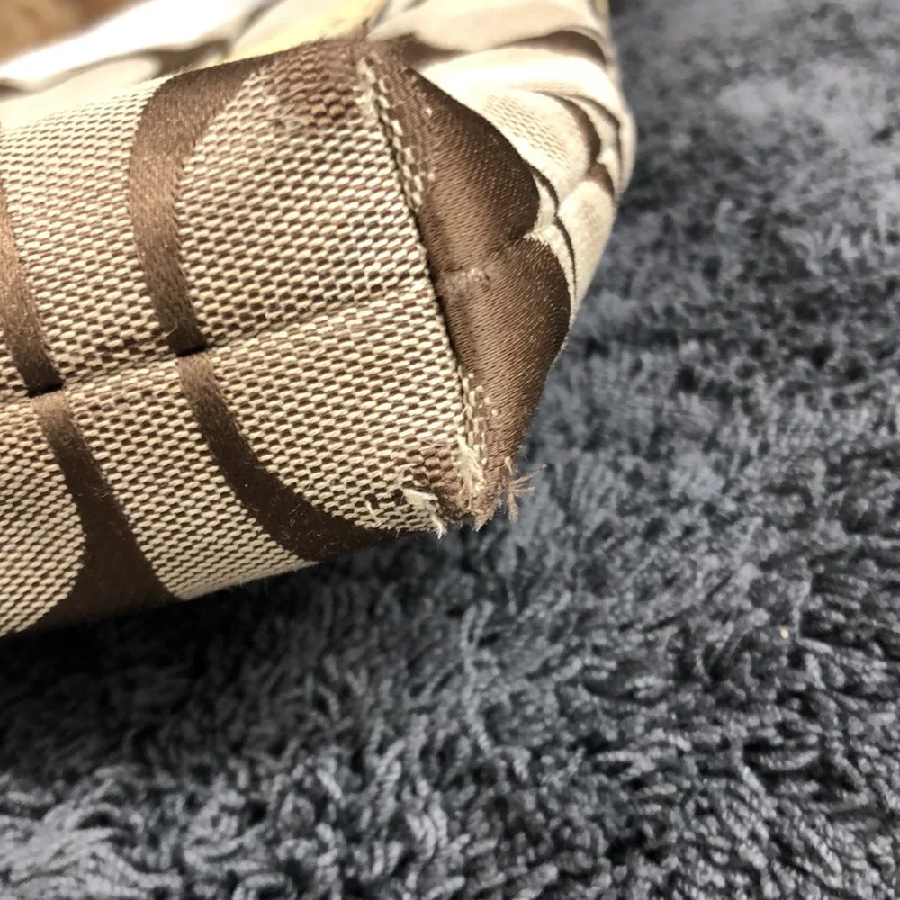 Coach‎ signature purse brown canvas